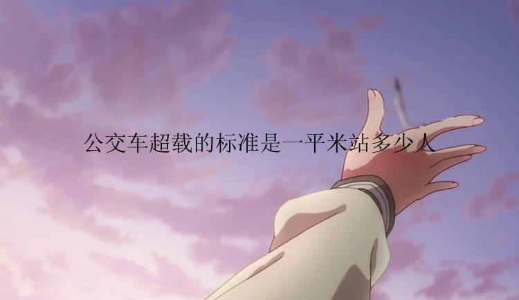 公交车超载的标准是一平米站多少人