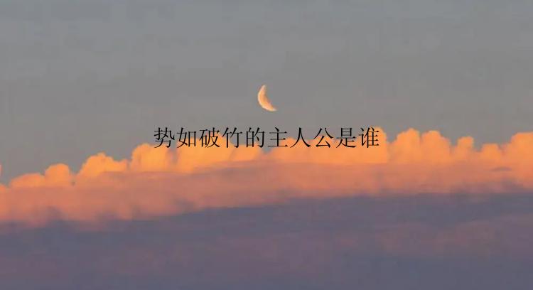 势如破竹的主人公是谁