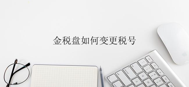 金税盘如何变更税号