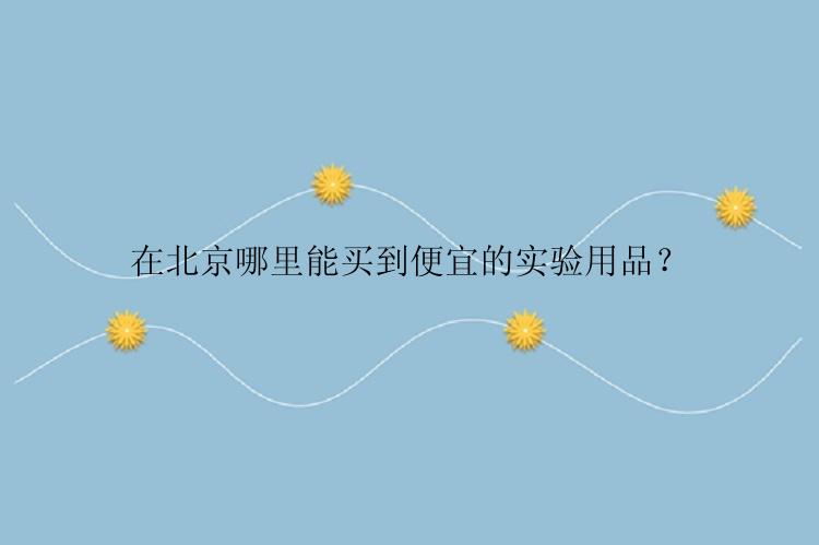 在北京哪里能买到便宜的实验用品？