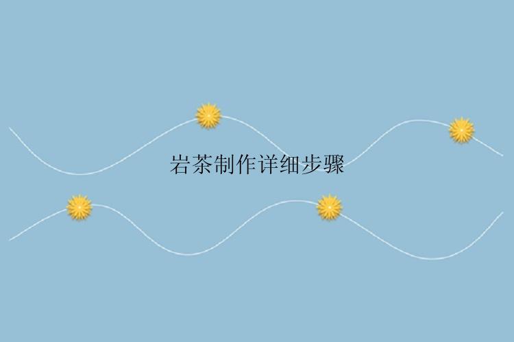 岩茶制作详细步骤