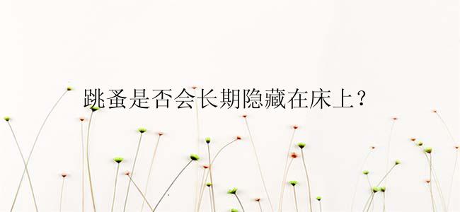 跳蚤是否会长期隐藏在床上？