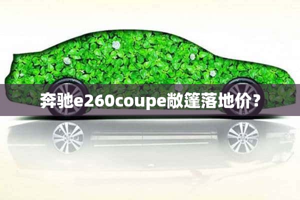 奔驰e260coupe敞篷落地价？