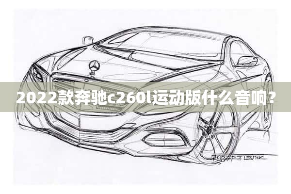 2022款奔驰c260l运动版什么音响？