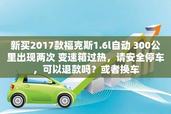 新买2017款福克斯1.6l自动 300公里出现两次 变速箱过热，请安全停车，可以退款吗？或者换车