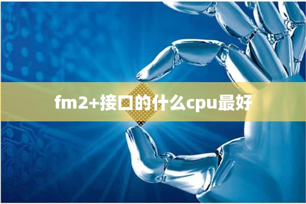 fm2+接口的什么cpu最好