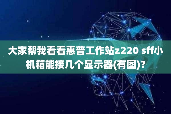 大家帮我看看惠普工作站z220 sff小机箱能接几个显示器(有图)？