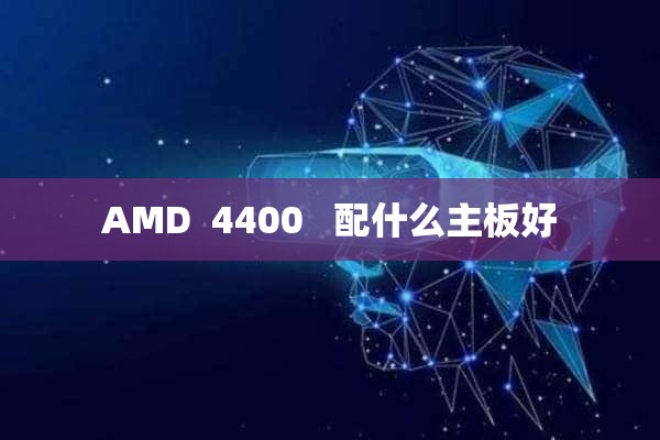 AMD  4400   配什么主板好