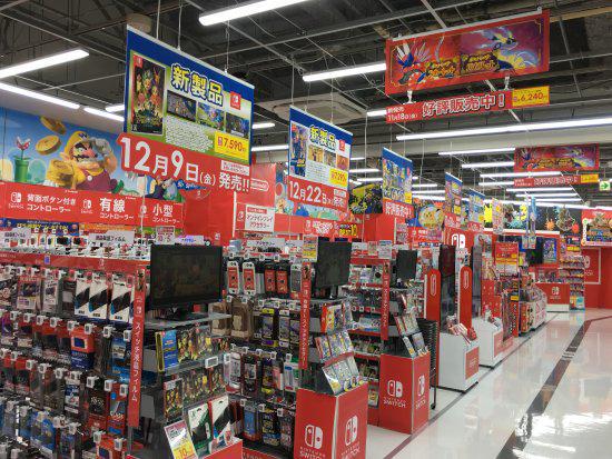 Switch称霸日本游戏店！Xbox货架小的可怜