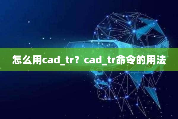 怎么用cad_tr？cad_tr命令的用法