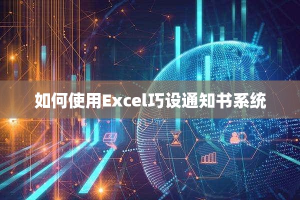 如何使用Excel巧设通知书系统