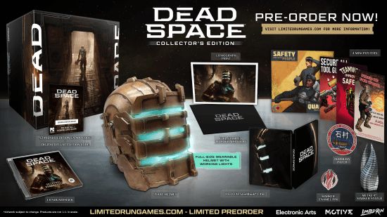 《死亡空间RE》实体典藏公开：买游戏送艾萨克头盔