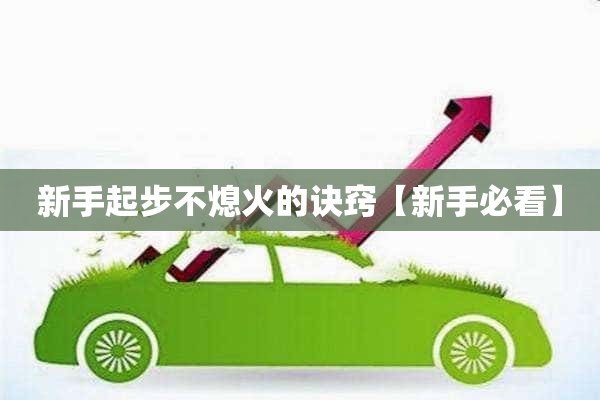 新手起步不熄火的诀窍【新手必看】