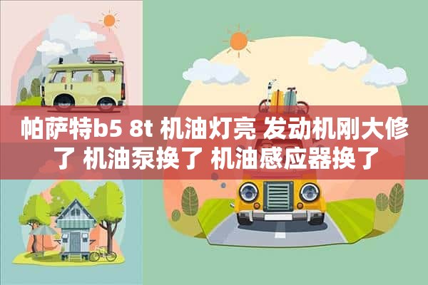 帕萨特b5 8t 机油灯亮 发动机刚大修了 机油泵换了 机油感应器换了