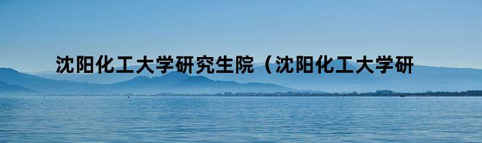 沈阳化工大学研究生院（沈阳化工大学研究生院复试名单）