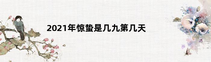 2021年惊蛰是几九第几天