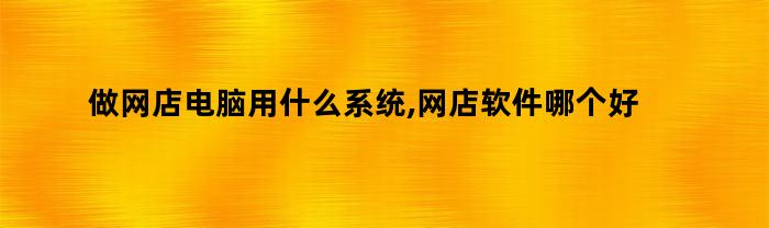 做网店电脑用什么系统,网店软件哪个好（做网店电脑用什么系统,网店软件哪个好用）