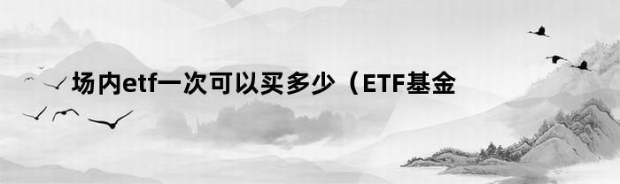 场内etf一次可以买多少（ETF基金只能在场内买吗）