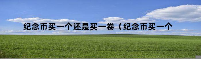 纪念币买一个还是买一卷（纪念币买一个还是买一卷好）