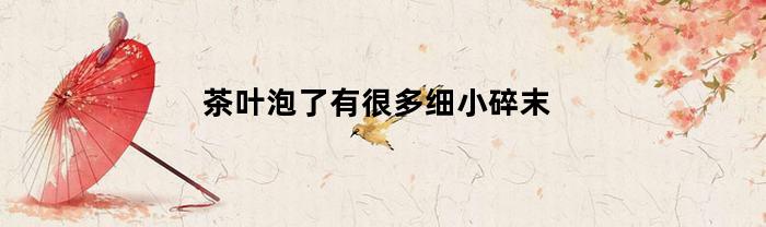 茶叶泡了有很多细小碎末
