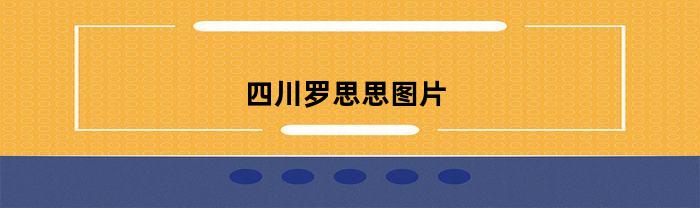 罗思思的四川风情图片