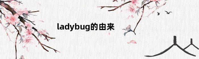 ladybug的由来