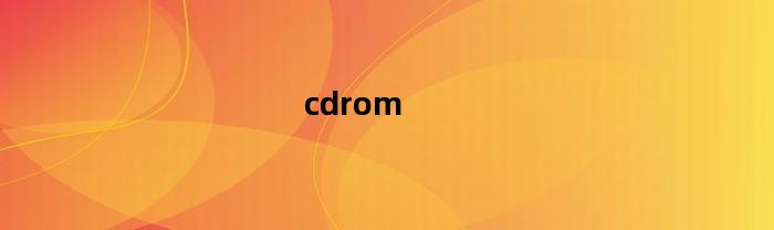 cdrom