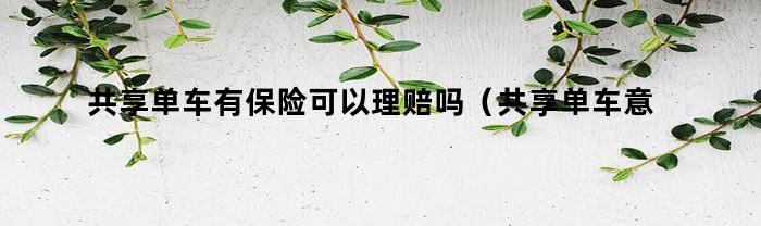 共享单车有保险可以理赔吗（共享单车意外险是怎样理赔的）