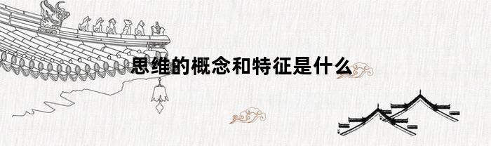 思维的概念和特征是什么