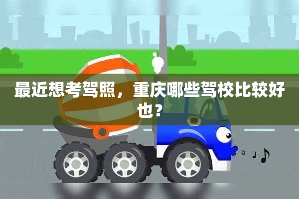 最近想考驾照，重庆哪些驾校比较好也？
