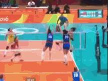 中国女排历史第三金！朱婷领军，与塞尔维亚队激烈对决——里约奥运女排决赛视频回顾