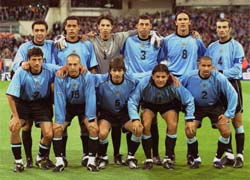 乌拉圭男子国家足球队球员名单