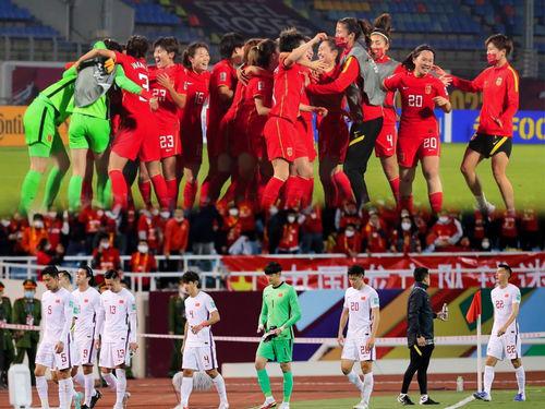 亚洲杯女足：中国男足与中国女足的对比，16年后的亚洲之巅登顶，揭示实力差异