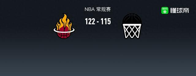 NBA战报：热火以122-115击败篮网，巴特勒表现精彩贡献36分+5篮板+3助攻