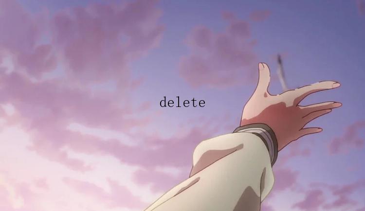 delete