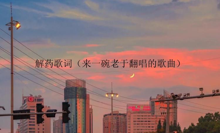 解药歌词（来一碗老于翻唱的歌曲）