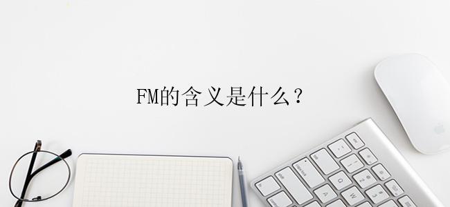 FM的含义是什么？