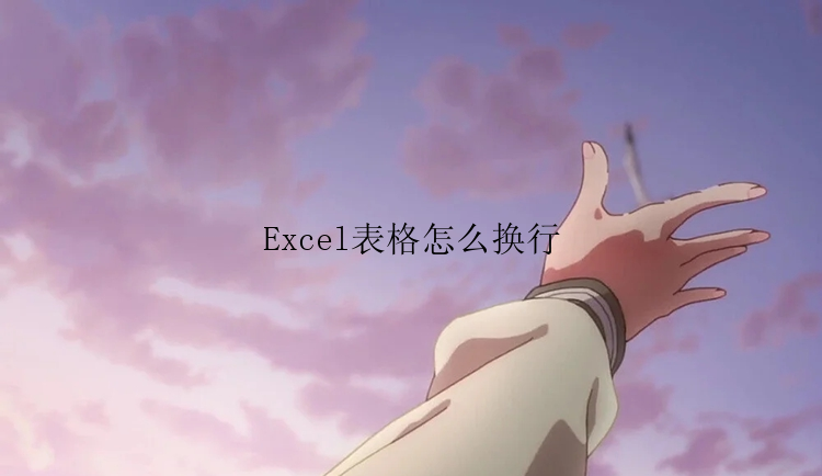 Excel表格怎么换行