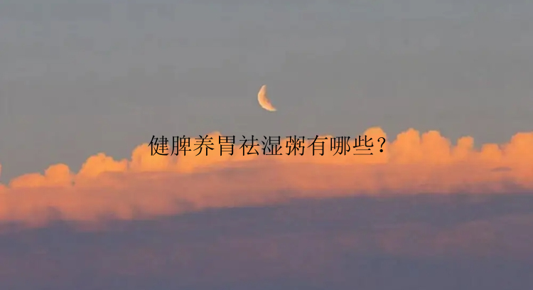 健脾养胃祛湿粥有哪些？