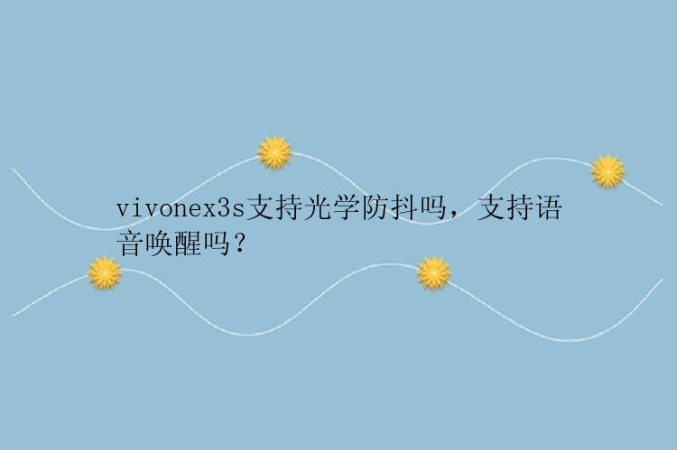 vivonex3s支持光学防抖吗，支持语音唤醒吗？