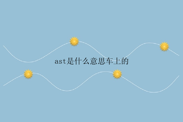 ast是什么意思车上的