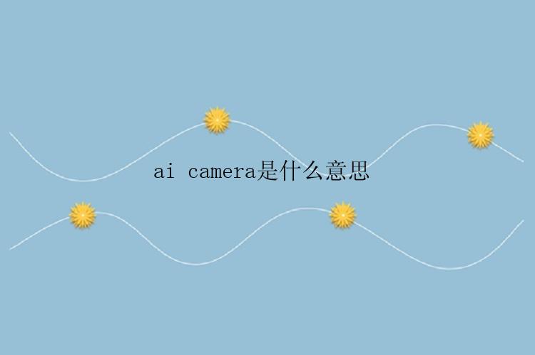 ai camera是什么意思 