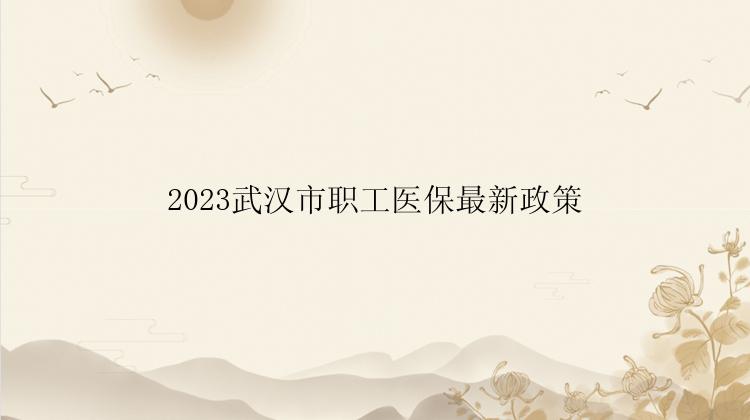 2023武汉市职工医保最新政策