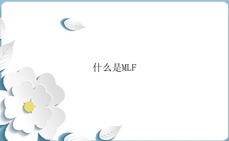 什么是MLF