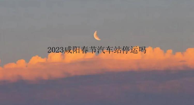 2023咸阳春节汽车站停运吗