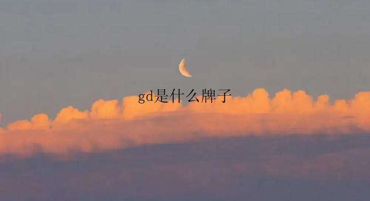 gd是什么牌子