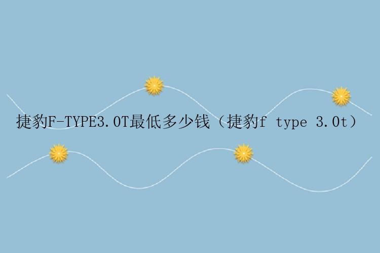 捷豹F-TYPE3.0T最低多少钱（捷豹f type 3.0t）