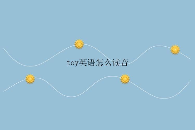 toy英语怎么读音