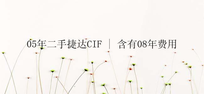 05年二手捷达CIF 