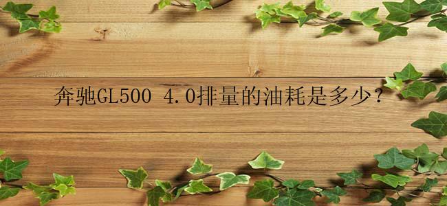 奔驰GL500 4.0排量的油耗是多少？